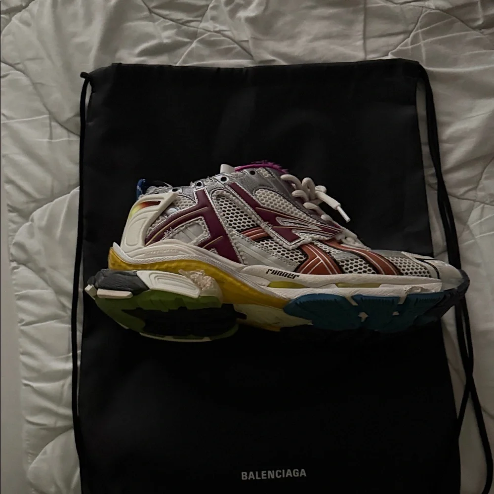 Balenciaga Colorful Athletic Sneakers - Picture 1 of 6